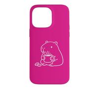 Capybara with a Hot Coffee, Cozy Cup Case for iPhone 14 Pro Max