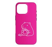 Capybara with a Hot Coffee, Cozy Cup Case for iPhone 16 Pro
