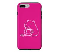 Capybara with a Hot Coffee, Cozy Cup Case for iPhone 7 Plus/8 Plus