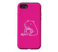 Capybara with a Hot Coffee, Cozy Cup Case for iPhone SE (2020) / 7/8