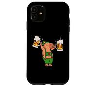 CAPYBARA WITH BEER AND LEDERHOSEN Case for iPhone 11