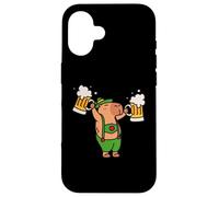 CAPYBARA WITH BEER AND LEDERHOSEN Case for iPhone 16