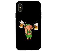 CAPYBARA WITH BEER AND LEDERHOSEN Case for iPhone X/XS