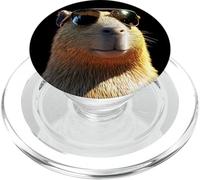 Capybara with Sunglasses Be Capy Capybara Rodent Capy Lover PopSockets PopGrip for MagSafe