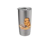 Capybara Works from Home Stainless Steel Insulated Tumbler