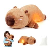 capybaraflying Capybara Weighted Plush Toy, 21in 4.4lb Capybara Weighted Plush Toy for Hugging, Microwaveable Plush Pillow Gift for All Ages - Kids, Teens and Adults