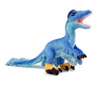 capybaraflying Lifelike 45cm/18in Microraptor Plush Toy,Creative Wild Series Microraptor Plush Toy, Suitable For Birthday Dinosaur Scene Decoration, Fun Educational Toy For Children (Blue)