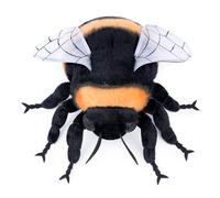 capybaraflying Lifelike Bumblebee Stuffed Animal Toy, 7.8in Simulated Bumblebee Plush Toy, Soft Flying Insect Animal Toy Collection, Unique Fun Educational Toy for Children (Brown)