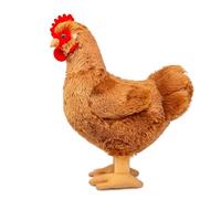 capybaraflying Simulated Chicken Plush Toy, 30cm/12in Realistic Farm poultry Chicken Soft Animal Toy, Hen Animal Hugable Bedroom Decor for Teenagers - Yellow