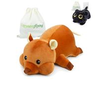 capybaraflying Weighted Quokka Plush Toy 50cm, Simulation Short Tail Kangaroo Weighted Plushies Toy,Microwavable Soft Stuffed Animal Cuddle Pillow,Suitable for Bedroom, Living Room, Party Decoration.