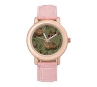 Capybaras Beets Watches for Women Fashion Adjustable Wrist Watch