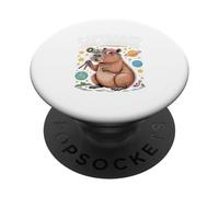 Capybara's Cosmic Adventures Quote Astronomy PopSockets Adhesive PopGrip