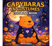 Capybaras in Costumes: Coloring Book