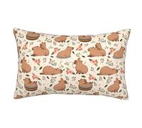 Capybaras Pillow Cases Pillow Covers Pillow Protector Standard Queen Size, Soft,with Zipper Pillow Case 20"X30"