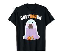 Capyboora Halloween Capybara Tee - Spooky Boo Capybara T-Shirt