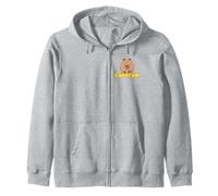 CapyFun Thumbs Up Capybara Zip Hoodie