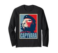 CAPYVARA - Revolution Capybara Poster Art Che Guevara Long Sleeve T-Shirt