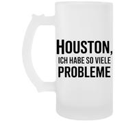 Capzy Houston Ich Habe So Viele Probleme Glas Bier Becher Tasse Beer Mug