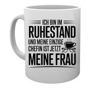 Capzy Ich Bin Im Ruhestand Und Meine Einzige Glas Bier Becher Tasse Mug Cup