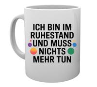 Capzy Ich Bin Im Ruhestand Und Muss Nichts Mehr Tun Glas Bier Becher Tasse Mug Cup