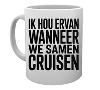 Capzy Ik HOU Ervan Wanneer We Samen Cruisen Glas Bier Mok Beker Mug Cup