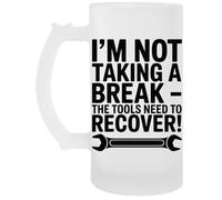 Capzy Im Not Taking A Break Beer Mug