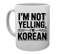 Capzy Im Not Yelling Im Korean Mug Cup