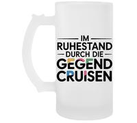 Capzy Im Ruhestand Durch Die Gegend Cruisen Glas Bier Becher Tasse Beer Mug