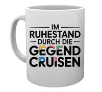 Capzy Im Ruhestand Durch Die Gegend Cruisen Glas Bier Becher Tasse Mug Cup