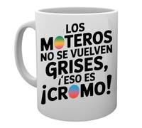 Capzy Los Moteros No Se Vuelven Grises ¡Eso ES Cromo Vidrio Cerveza Taza Mug Cup