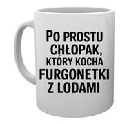 Capzy Po Prostu Chłopak Który Kocha Furgonetki Z Lodami Szkło Piwo Kubek Filiżanka Mug Cup