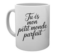 Capzy Tu ES Mon Petit Monde Parfait Un Verre Bière Agresser Tasse Mug Cup