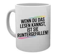 Capzy Wenn Du Das Lesen Kannst Ist Sie Runtergefallen Glas Bier Becher Tasse Mug Cup