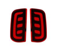 CAQRBCX Bumper Reflector Lamps Compatible With Civic 2016 2017 2018 2pcs Reflector DRL Rear Bumper Tail Light Fog Bulb Brake Lights Signal Lamp Replacement Parts