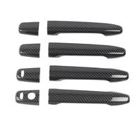 CAQRBCX Door Handle Exterior Cover Compatible with Mitsubishi for Lancer for Evolution X EX 2008 2009 2010 2011 2012 2013 2014 2015 Car Exterior Door Handle Shell
