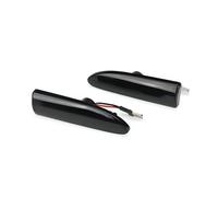 CAQRBCX Dynamic Side Indicator Compatible With Jaguar For X-Type 2002 2003 2004 2005 2006-2009 2pcs Dynamic Turn Signal Lights Side Marker mudguard Blinker Indicator Lamp