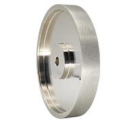 CAQUXIL CBN Grinding Wheel 6 Inch 320 Grit, 1/2" Arbor, for Bench Grinders