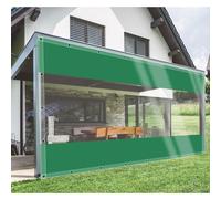 CAQXAQP Clear PVC Tarpaulin Transparent Patio Waterproof Tarp,0.5mm Thick Clear Pergola Sides Tarpaulin 2.2mx3m Winter Gazebo Rain Cover with Eyelet for Balcony Protection Garden