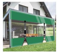 CAQXAQP Clear Tarpaulin Transparent Patio Waterproof Tarp with 2 zipper,0.5mm Clear Pergola Sides Tarpaulin 2.2mx3.6m Winter Gazebo Rain Cover with Eyelet for Balcony Protection Garden