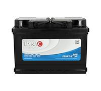 Car 096AGM Battery Fits Mini Mini Clubman R55 Cooper D 2007-2010 for Start/Stop Vehicles - 570901076 70Ah 760A 12V Maintenance Free Automotive Replacement