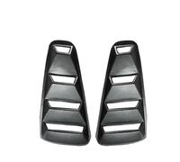Car 1/4 Quarter Side Window Louvers Scoop Cover Vent Compatible For Ford Mustang 2005 2006 2007-2009 Air Vent Sticker Side Fender Sticker(Carbon Fiber Look)