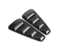 Car 1/4 Quarter Side Window Louvers Scoop Cover Vent Compatible For Ford Mustang 2005 2006 2007-2009 Air Vent Sticker Side Fender Sticker(Matte Black)