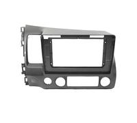 Car 10.1 Inch Car DVD Frame Audio Dash Trim Kits Facia Panel Radio Player Screen 2 Din For CIVIC 2006-2011 Radio Frame(LHD Only Frame-T)