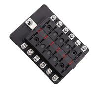 Car 12 Ways Blade Fuse Box 6/8/10Way Terminal Block 12V 24V Fuse Holder Box Marine Auto Fuse Connector Switch With LED(12 WAY BOX 2_STANDARD)