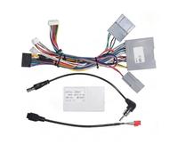 Car 16pin Wiring Harness Adapter Box Decoder Android Radio Power Cable Compatible For Ford Mustang(C Touch style)