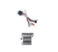 Car 16pin Wiring Harness Adapter Canbus Box Decoder Android Radio Power Cable Compatible for Iveco Daily Klen RV OD- Compatible for IVECO-02 (Cable)