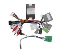 Car 16pin Wiring Harness Adapter Canbus Box Decoder Android Radio Power Cable Compatible with Honda Civic Hatchback