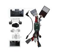 Car 16pin Wiring Harness Adapter Canbus Box Decoder Android Radio Power Cable Compatible with Land Rover Discovery Range Rover Sport(High-End A)