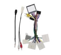 Car 16pin Wiring Harness Adapter Canbus Box Decoder Android Radio Power Cable Compatible with Nissan Navara NP300 RZ-DF02(Cable Only)