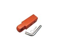Car 18000 Lbs 2 Inch Shackle Hitch Arm Receiver Towing Hitch Trailer Hooks Tow Bar With Two Hole Adjust Pitch-Row Accessories(Orange)